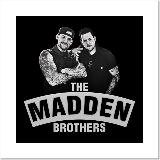 The Madden Brothers///Black & White Portrait Wall Art by tepe4su